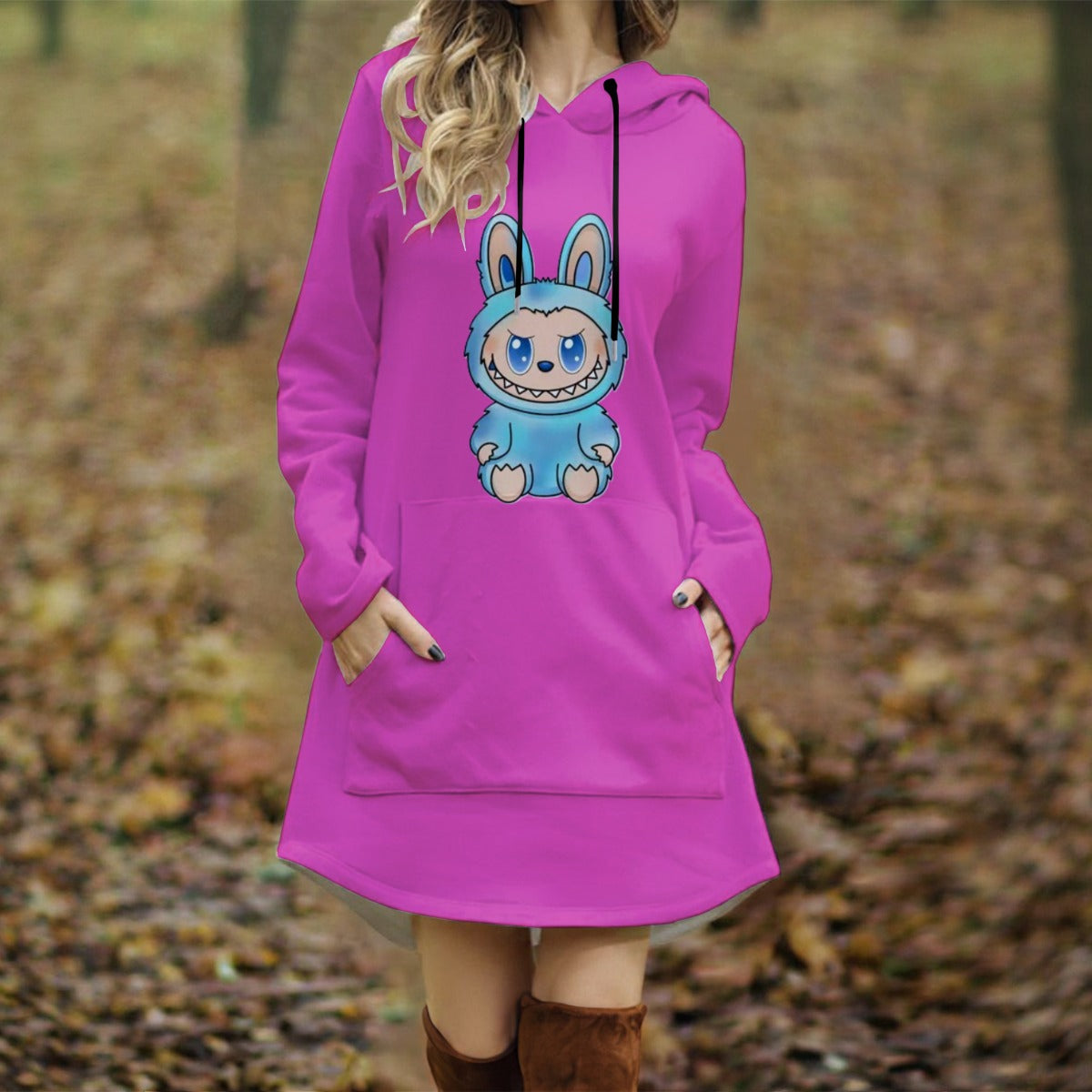 Exclusive Designed - Women's Long Hooded Dress