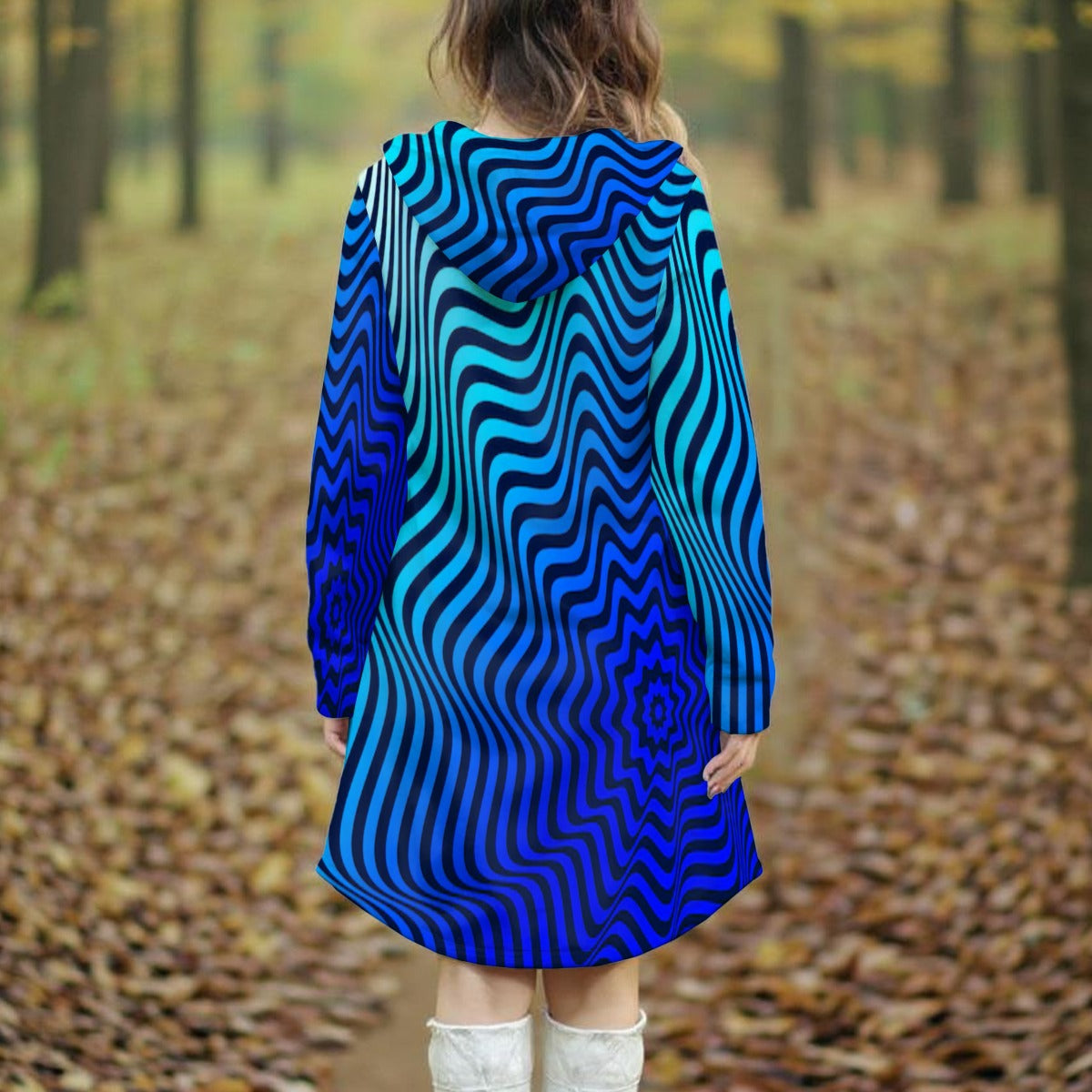 Exclusive Designed - Women's Long Hooded Dress