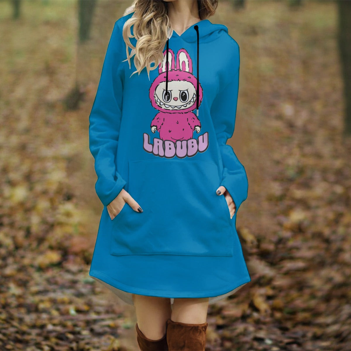 Exclusive Designed - Women's Long Hooded Dress