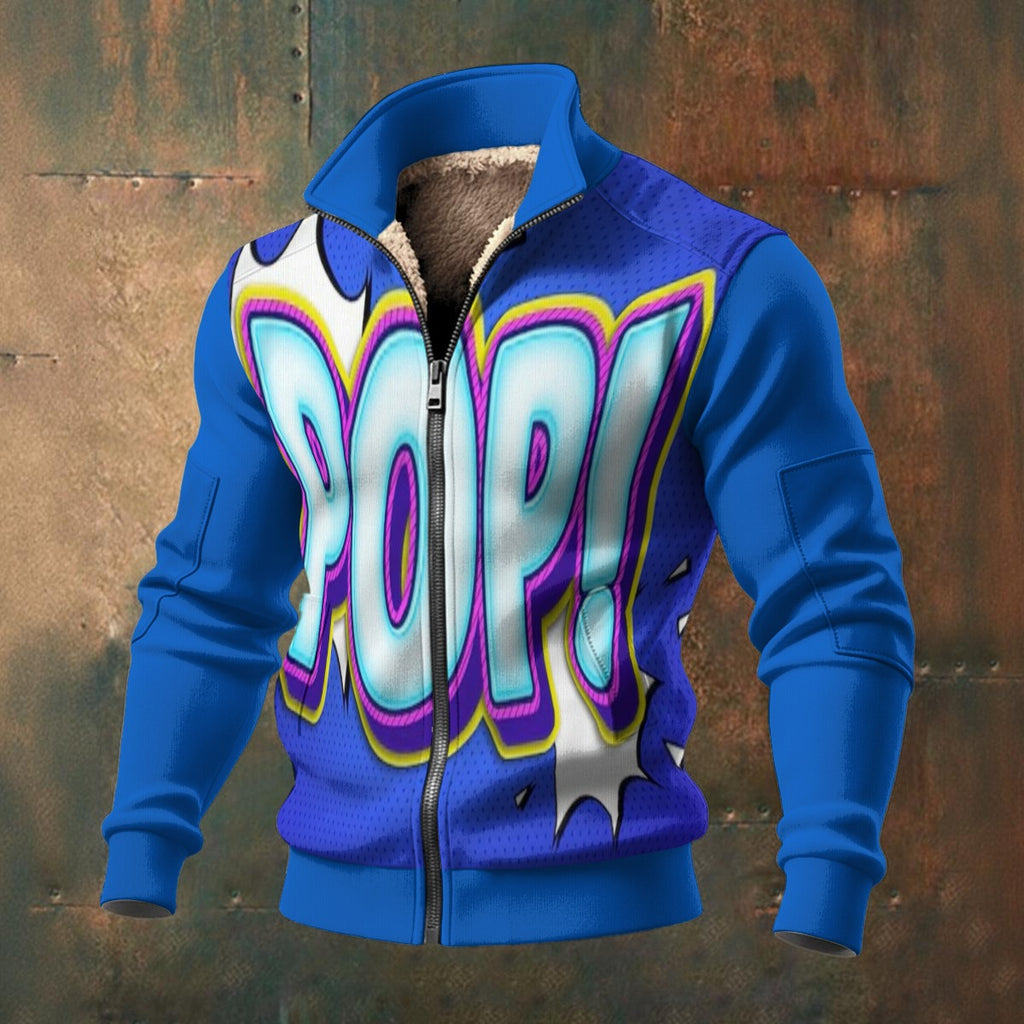 🧊“FrostFlex™ Knit Fleece — Built for Bold” - Men's Fleece Zip Jacket - Exclusive