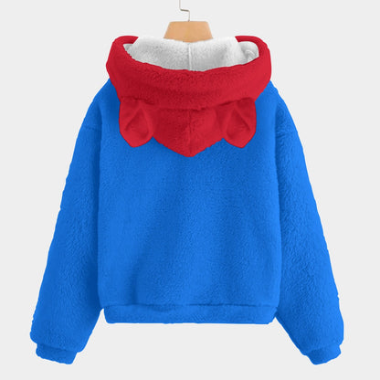 VIRAL TREND ALERT🧸Labubu Mario SnugglePop Hoodie – Cute, Cozy & Ear-Resistible