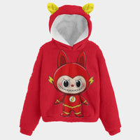 🧸Labubu Flash SnugglePop™ Hoodie – Cute, Cozy & Ear-Resistible