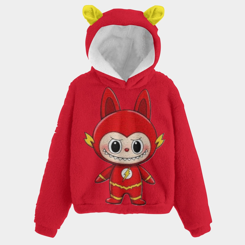 🧸Labubu Flash SnugglePop™ Hoodie – Cute, Cozy & Ear-Resistible