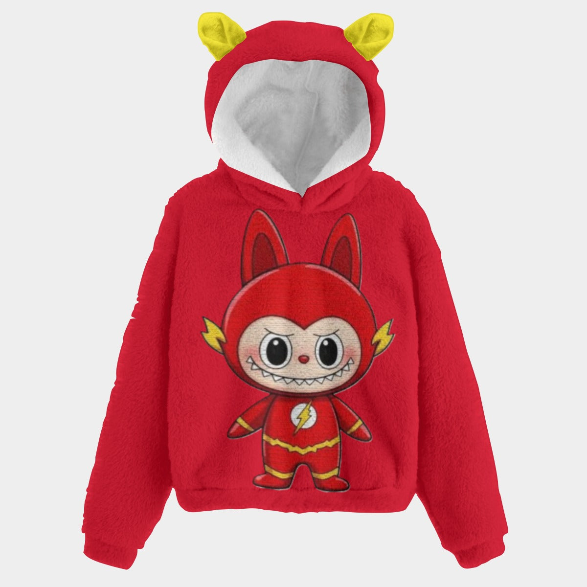 🧸Labubu Flash SnugglePop™ Hoodie – Cute, Cozy & Ear-Resistible