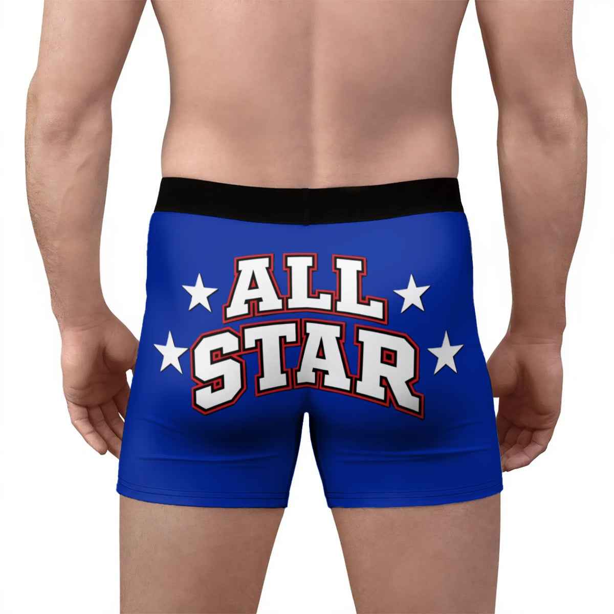 "ALL STAR" Men's Stretch Boxer Briefs