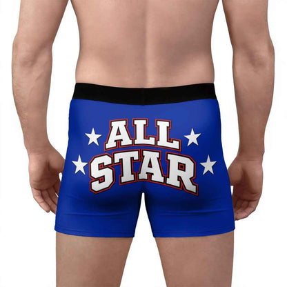 "ALL STAR" Men's Stretch Boxer Briefs