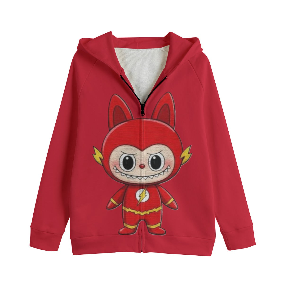 LABUBU HOODED SWEATER JACKETS - KIDS SWEATER JACKET