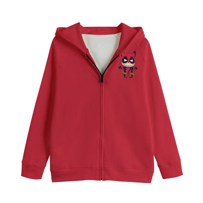 LABUBU HOODED SWEATER JACKETS - KIDS SWEATER JACKET