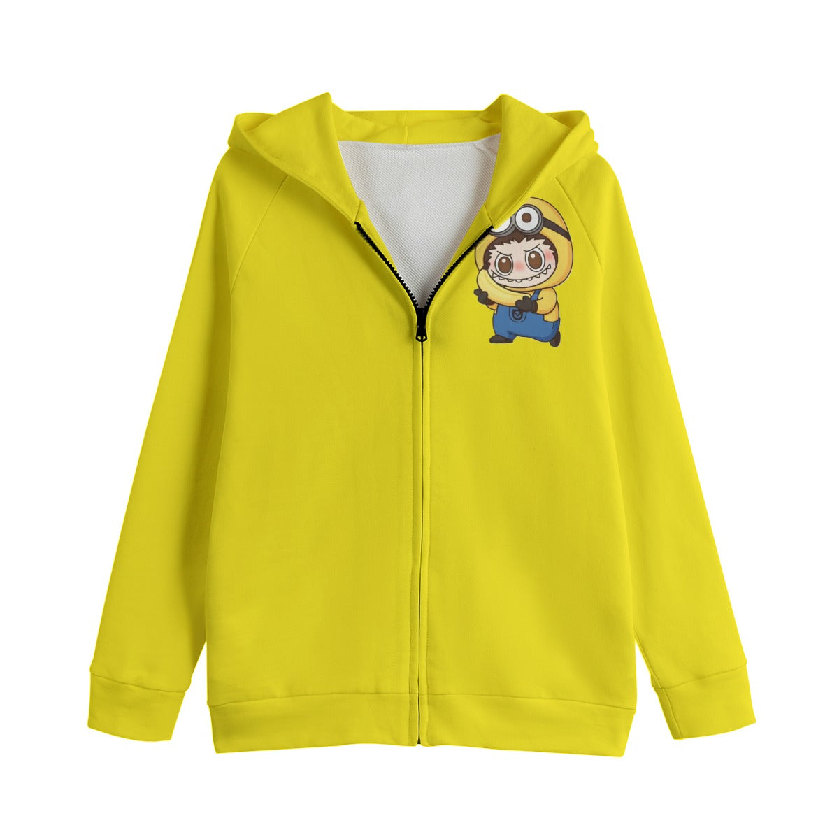 LABUBU MINION HOODED SWEATER JACKETS - KIDS SWEATER JACKET