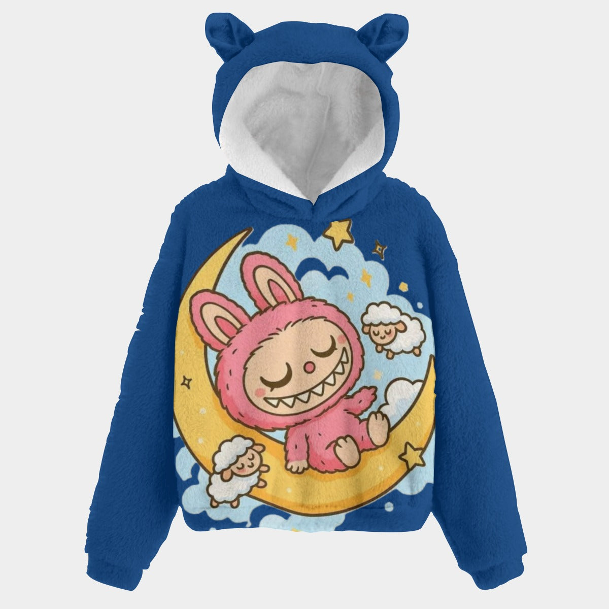 🧸Labubu SnugglePop™ Hoodie – Cute, Cozy & Ear-Resistible
