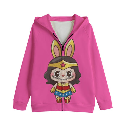Exclusive Unisex Labubu Kid's Zip Sweatshirt Hoodie
