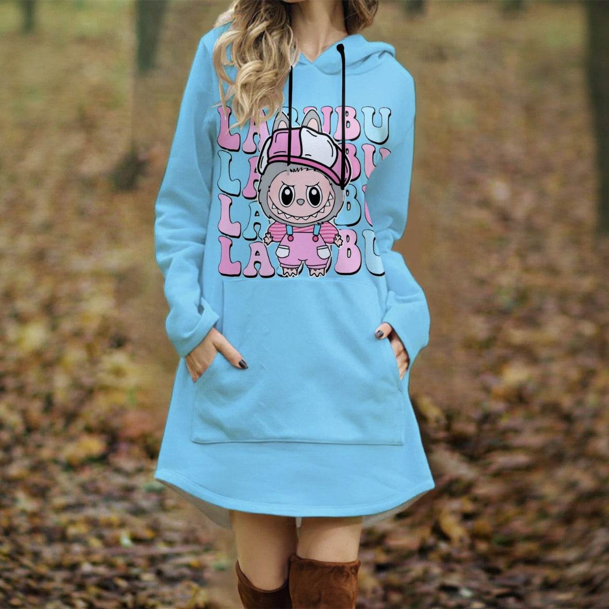 Exclusive Designed - Women's Long Hooded Dress