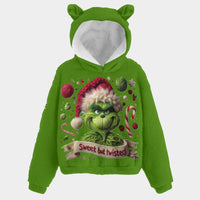 🎄Exclusive Limited Edition Kid’s Grinch Christmas Fleece Hoodie – Cute, Cozy & Holiday‑Ready