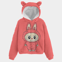 🧸Labubu SnugglePop Hoodie – Cute, Cozy & Ear-Resistible