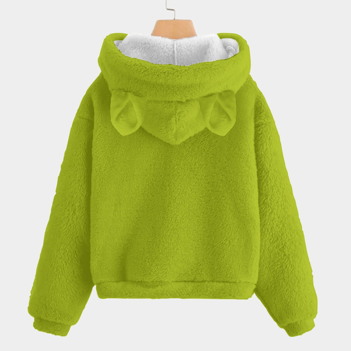 🐻✨🎁Grinchmas™ Hoodie with Ears – Holiday Mischief, Gift in Hand!