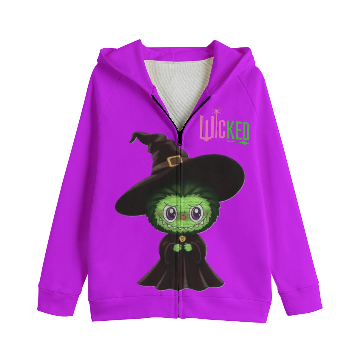 Exclusive Unisex Labubu Wicked Kid's Zip Sweatshirt Hoodie
