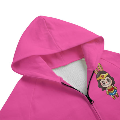Exclusive Unisex Labubu Kid's Zip Sweatshirt Hoodie