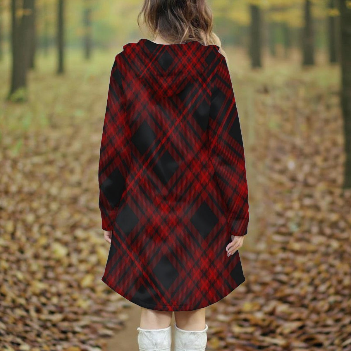 Exclusive Designed - Women's Long Hooded Dress