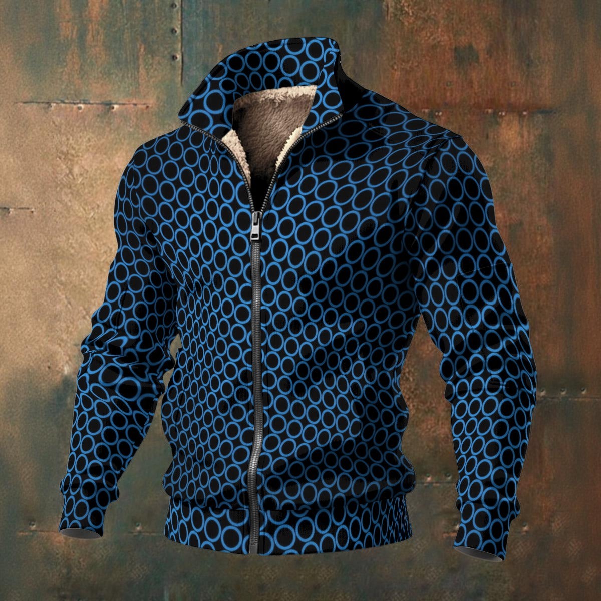 🧊“FrostFlex™ Knit Fleece — Built for Bold” - Men's Fleece Zip Jacket - Exclusive