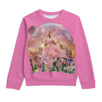 KID'S WICKED SWEATSHIRTS -“Glinda’s Bubble Magic Sweatshirt – Wickedly Cozy Cotton Comfort”