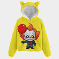 Labubu SnugglePop™ Hoodie – Cute, Cozy & Ear-Resistible Yellow IT PennyWise Labubu Hoodie Ears