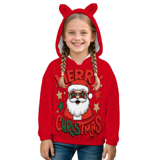 CHRISTMAS HOODED SWEATSHIRT - KIDS SWEATSHIRT HOODIE