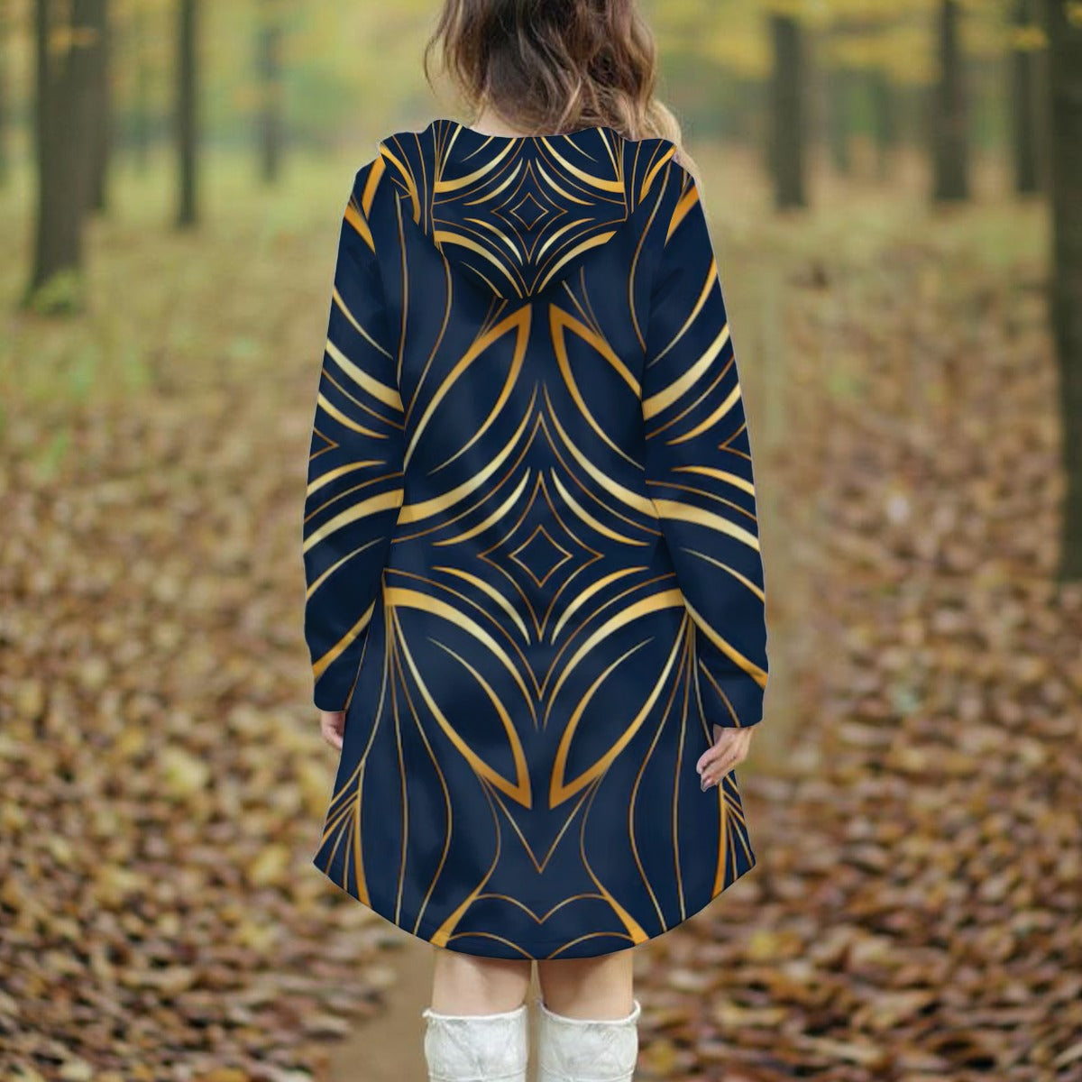 Exclusive Designed - Women's Long Hooded Dress