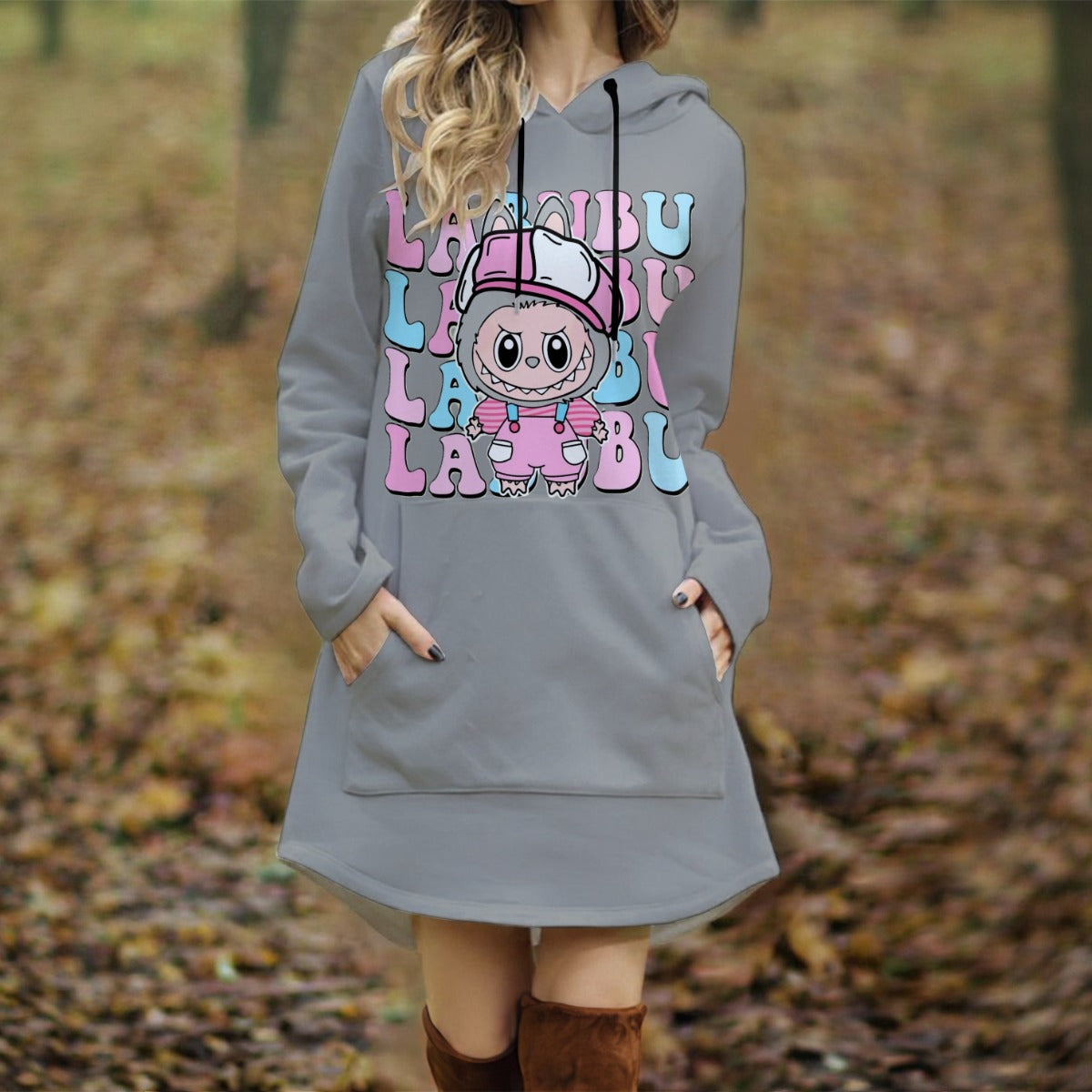 Exclusive Designed - Women's Long Hooded Dress