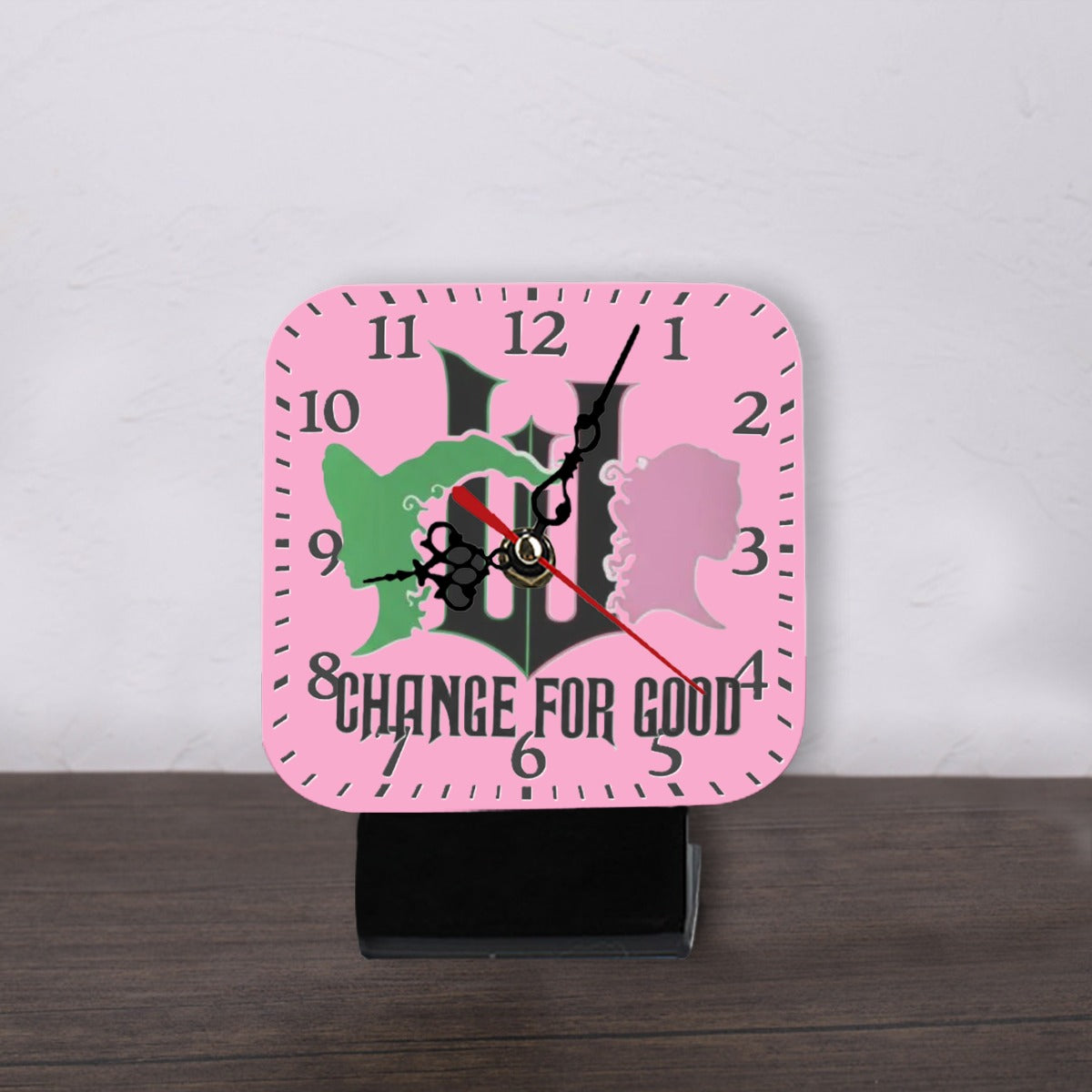 Exclusive Wicked Square Wood Clock