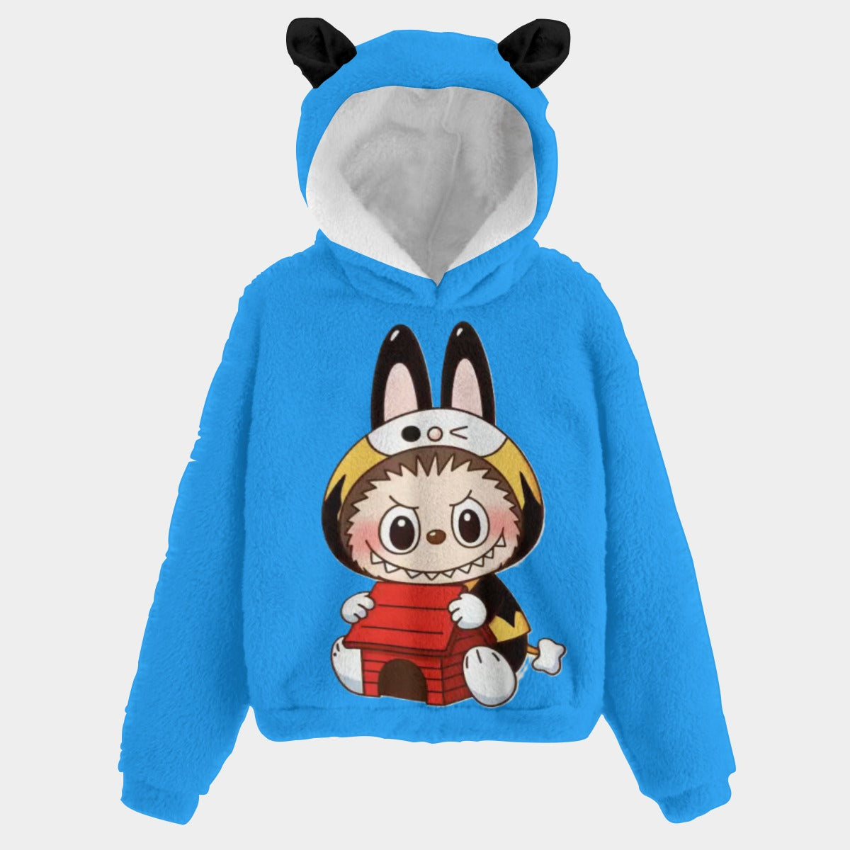 🧸Labubu SnugglePop™ Hoodie – Cute, Cozy & Ear-Resistible