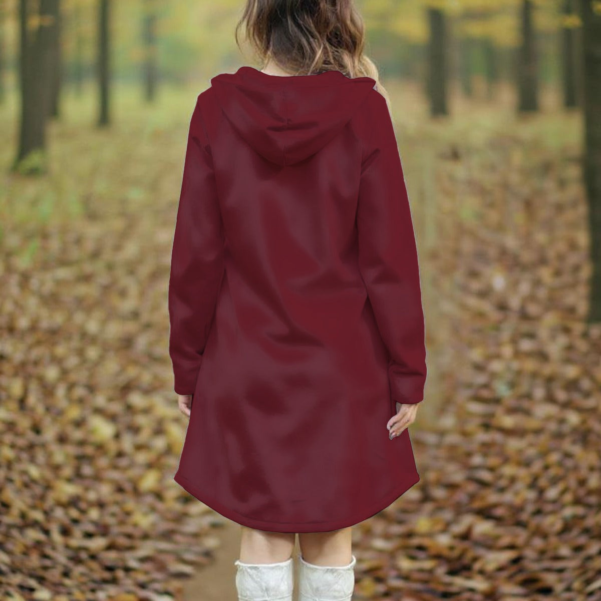 Exclusive Designed - Women's Long Hooded Dress