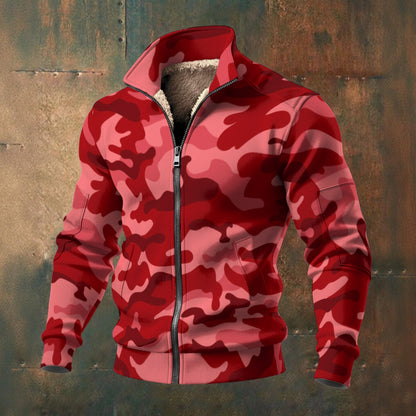 🧊“FrostFlex™ Knit Fleece — Built for Bold” Men's Fleece Zip Jacket