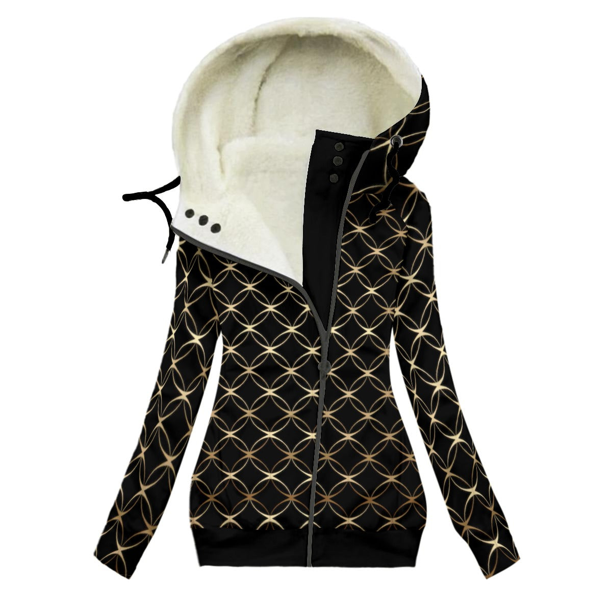 New and Exclusive Limited Edition Women's Long Jacket With Fleece Lining