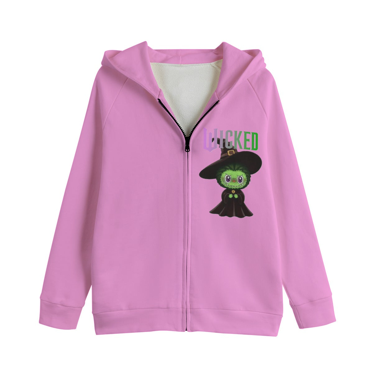 Exclusive Unisex Wicked Labubu Kid's Zip Sweatshirt Hoodie