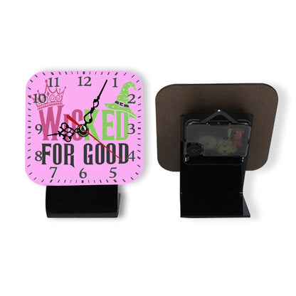 Exclusive Wicked Square Wood Clock