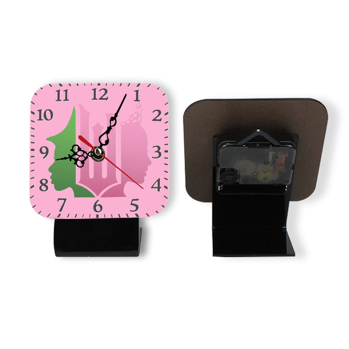 Exclusive Wicked Square Wood Clock