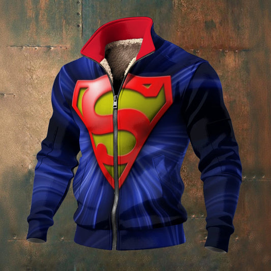 🧊“FrostFlex™ Knit Fleece — Built for Bold” Men's Fleece Zip Jacket