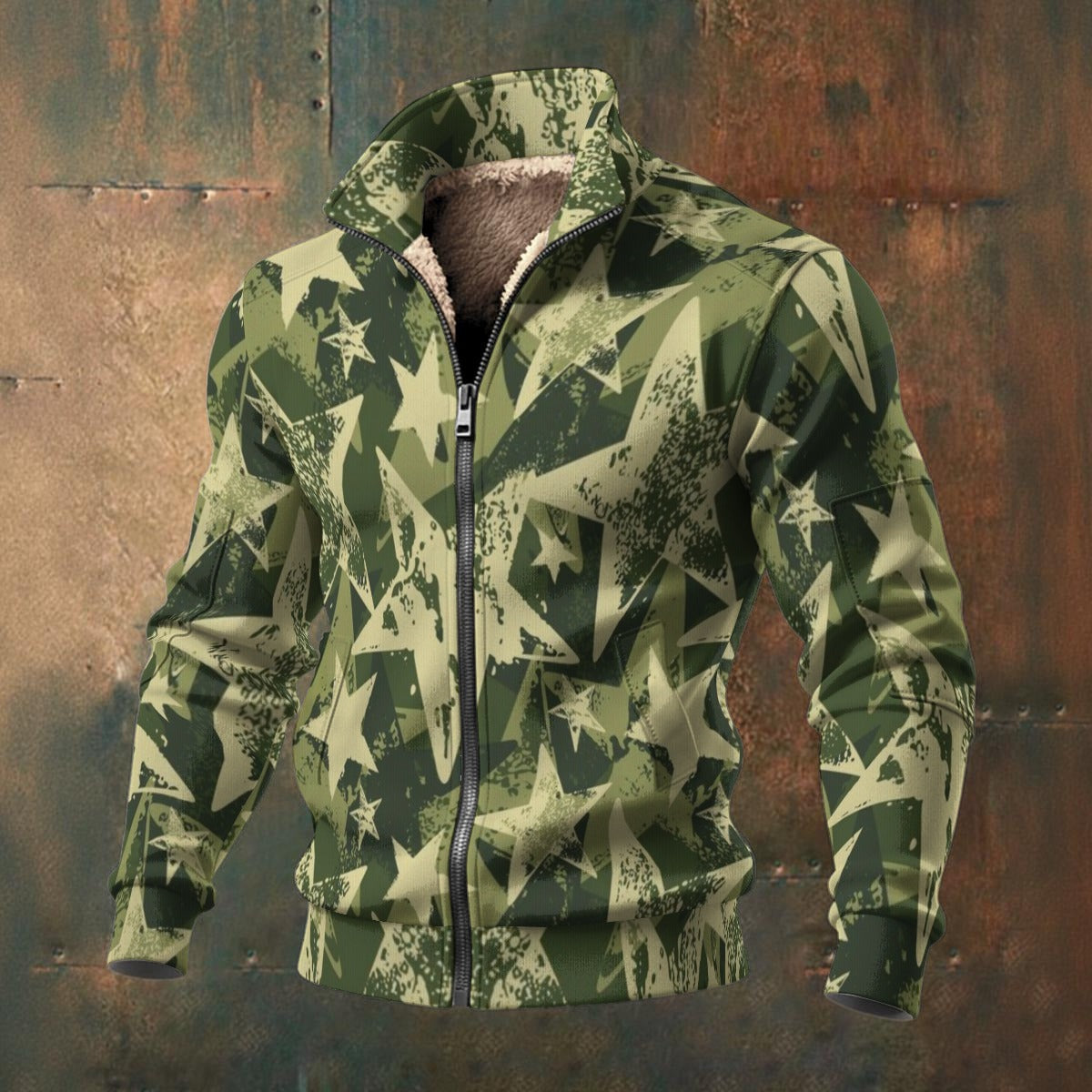 Exclusive Men's Thick Knit Fleece Jacket