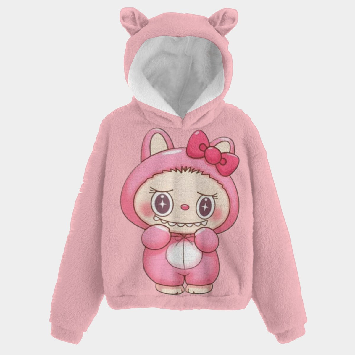 🧸Hello Kitty Labubu SnugglePop Hoodie – Cute, Cozy & Ear-Resistible