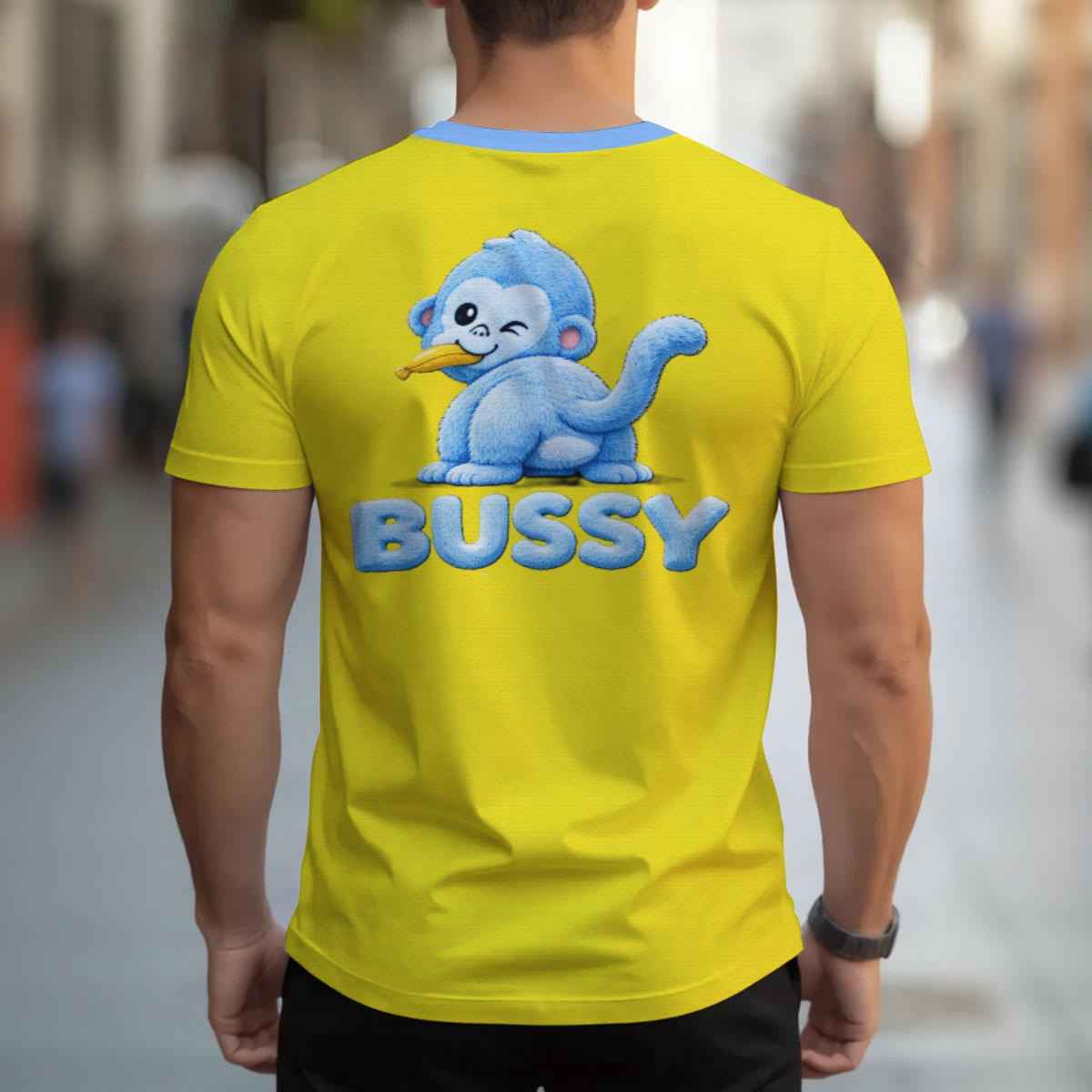 Bussy Monkey Men's T-shirt | Yellow