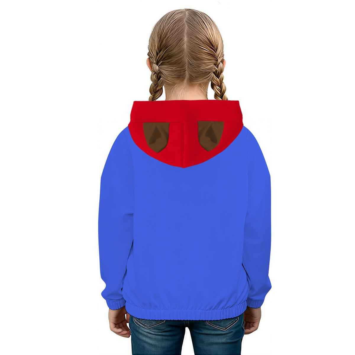 Mario Labubu Kid’s Borg  Sweatshirt With Ear
