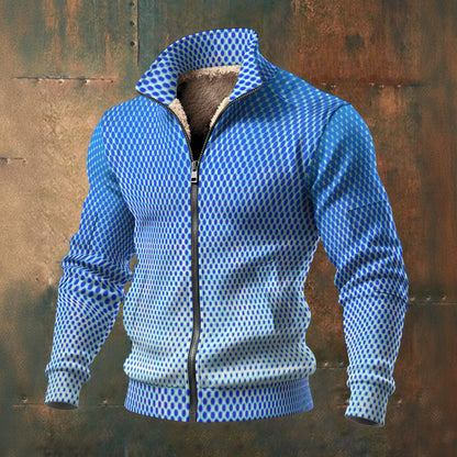 🧊“FrostFlex™ Knit Fleece — Built for Bold” - Men's Fleece Zip Jacket - Exclusive