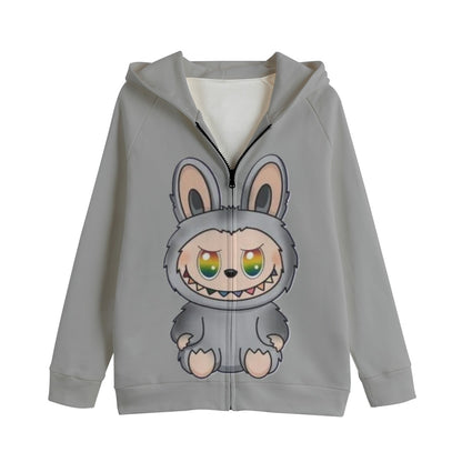 Exclusive Unisex Labubu Kid's Zip Sweatshirt Hoodie