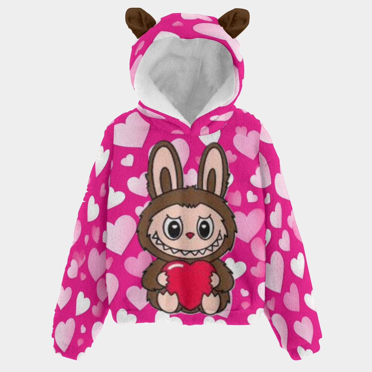 🧸Labubu SnugglePop™ Hoodie – Cute, Cozy & Ear-Resistible