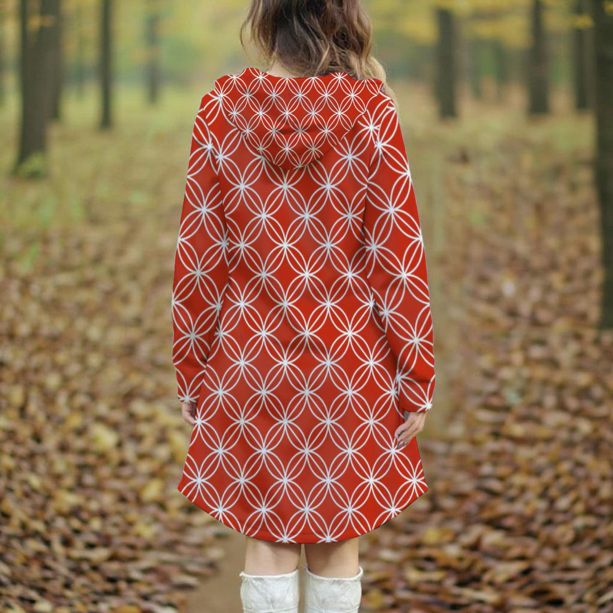 Exclusive Designed - Women's Long Hooded Dress