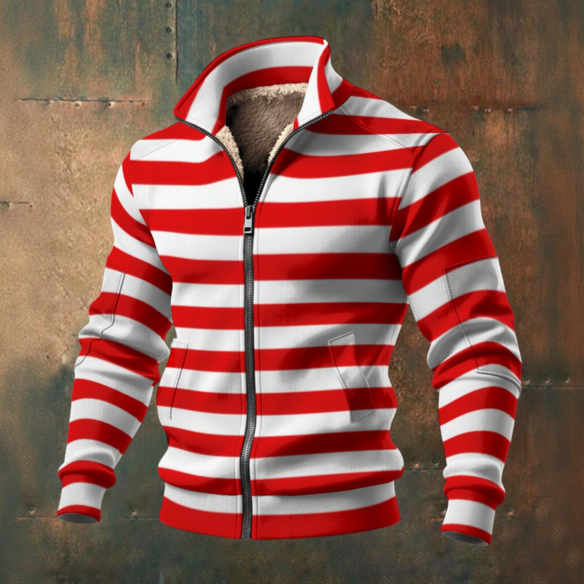 Exclusive Men's Thick Knit Fleece Jacket