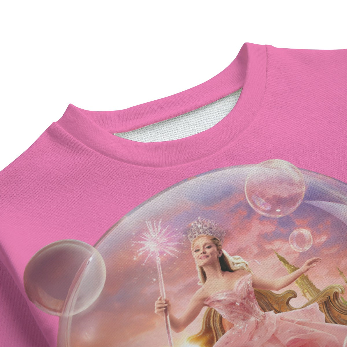 KID'S WICKED SWEATSHIRTS -“Glinda’s Bubble Magic Sweatshirt – Wickedly Cozy Cotton Comfort”