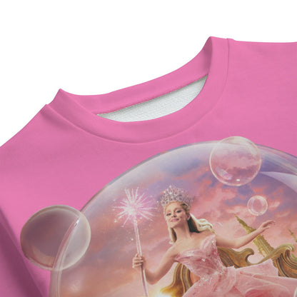 KID'S WICKED SWEATSHIRTS -“Glinda’s Bubble Magic Sweatshirt – Wickedly Cozy Cotton Comfort”