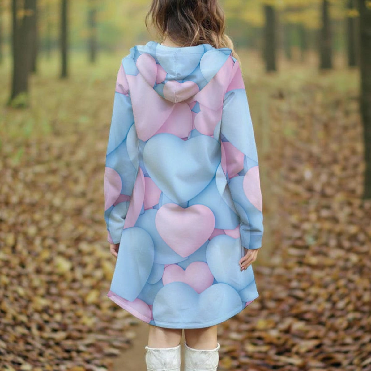 Exclusive Designed - Women's Long Hooded Dress