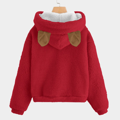 🧸 Title: Labubu Woody SnugglePop™ Hoodie – Cute, Cozy & Ear-Resistible